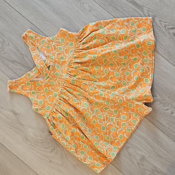 Vintage Y2K Girl Power Citrus Oversized Romper Suit 24 Months - Picture 5 of 10